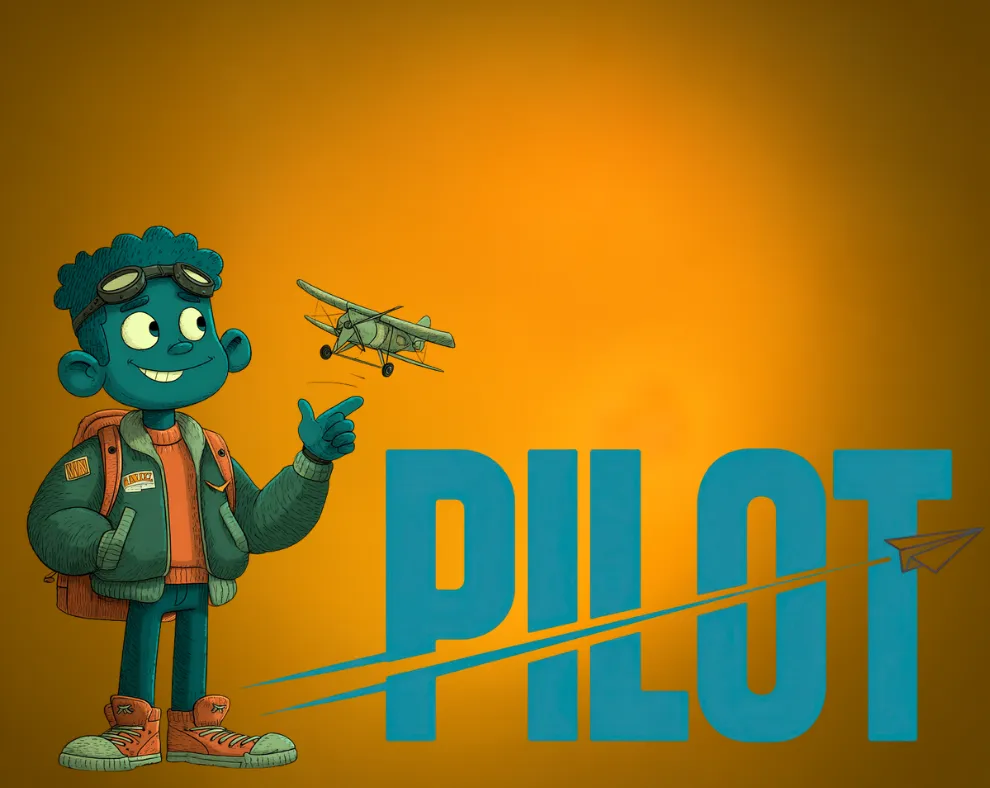 Pilot — character hero card