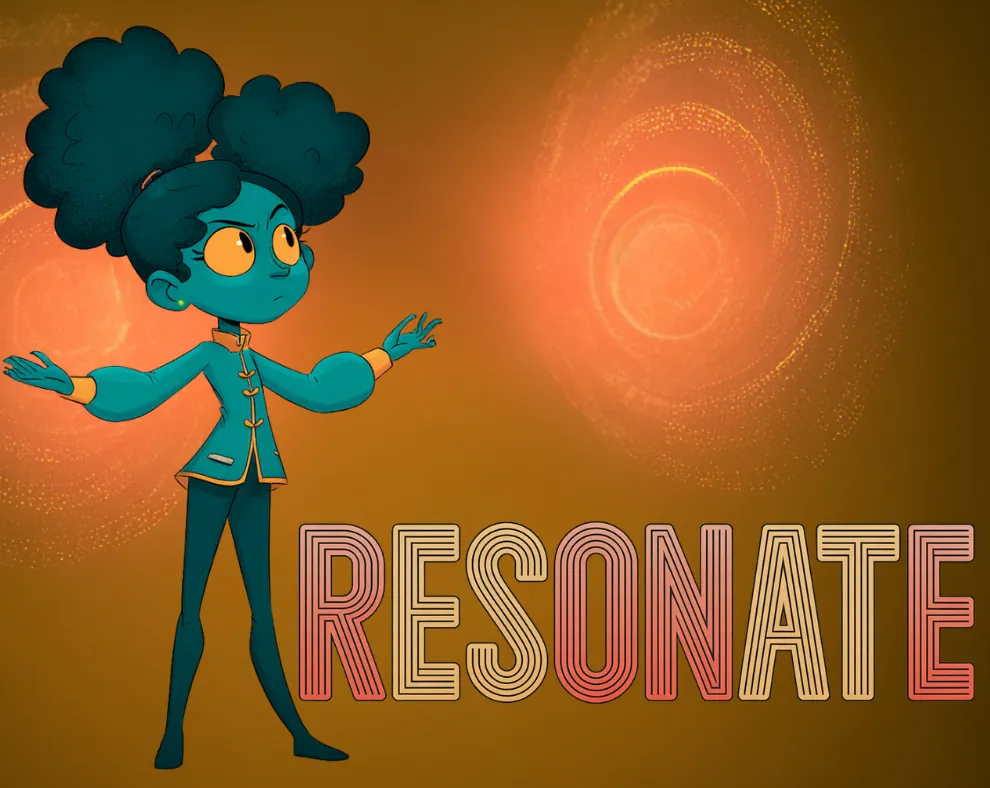 Resonate — character hero card