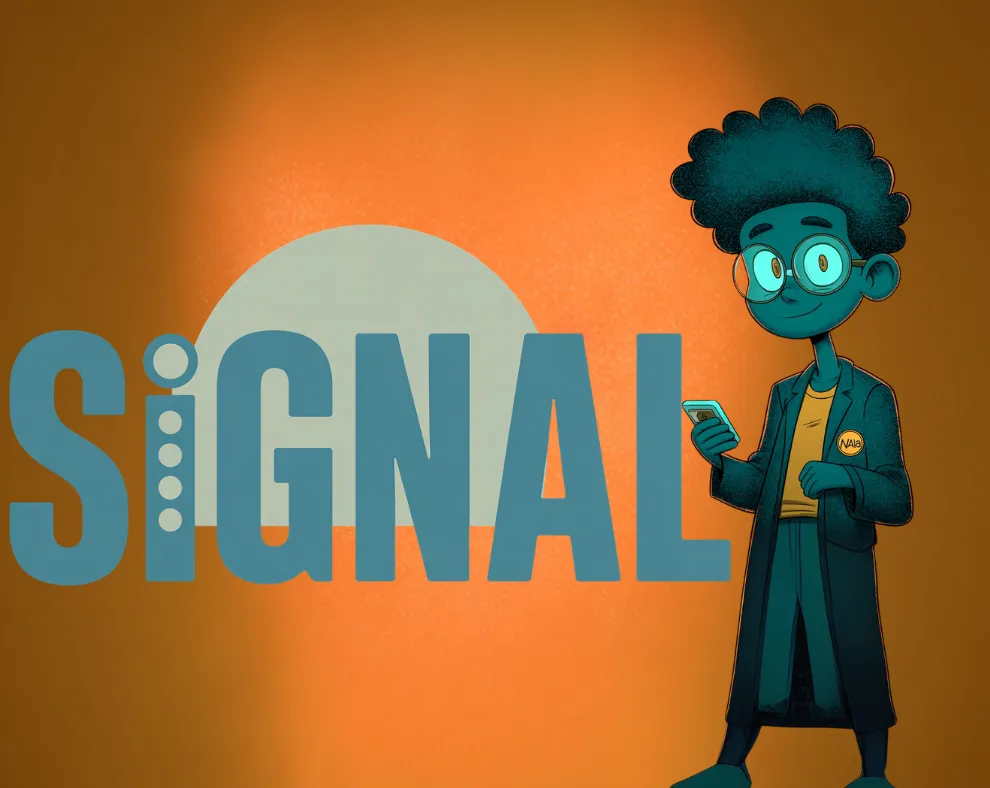 Signal — character hero card