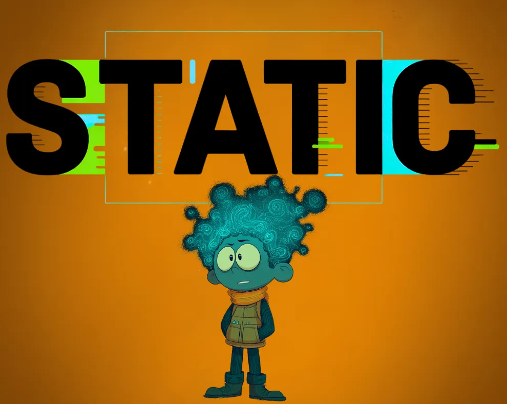 Static — character hero card