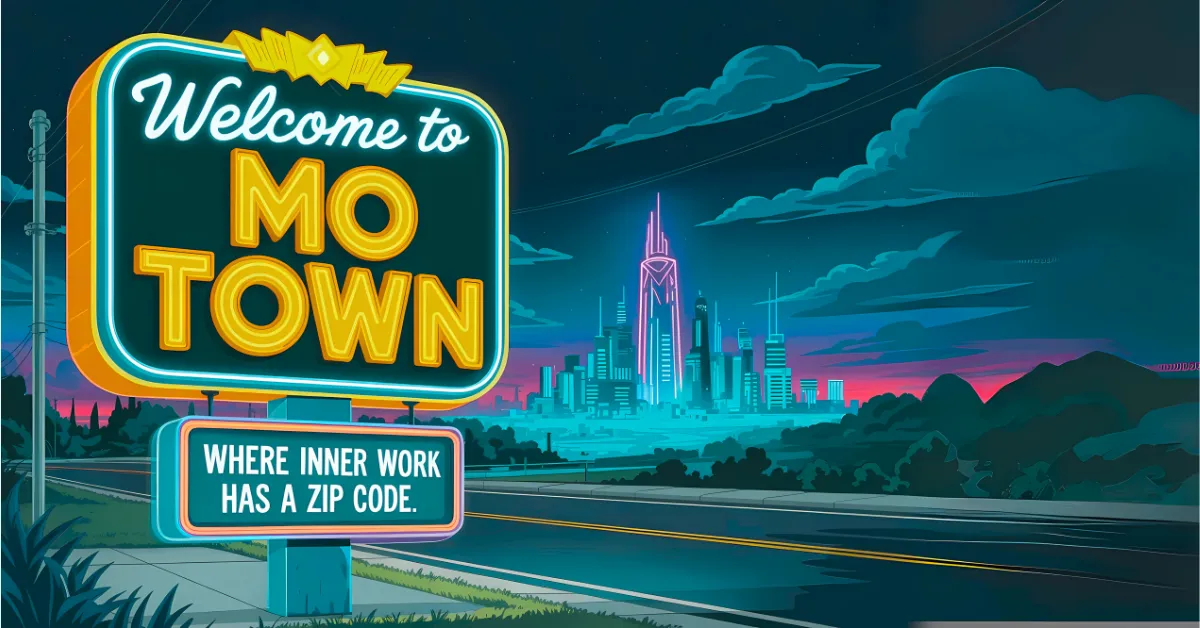 Welcome to Mo Town — Where inner work has a zip code